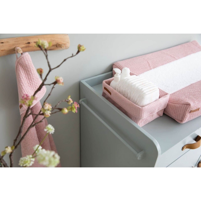 Bawełniany ręcznik 75x75cm - Pure Pink | Little Dutch